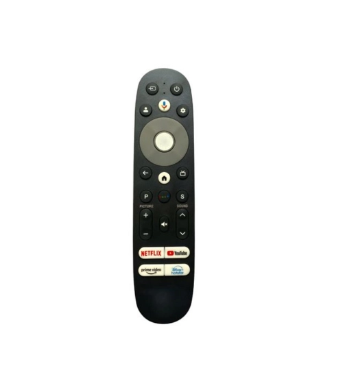 Smart TV Remote No.1164 Vu Smart 4K LCD LED TV Remote Control (Black)