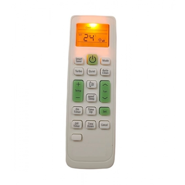 Dropship AC Remote No.90 with Backlight Samsung AC Remote Control (White)