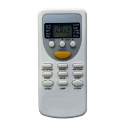 AC Remote No.49 No Backlight Videocon AC Remote Control (White)