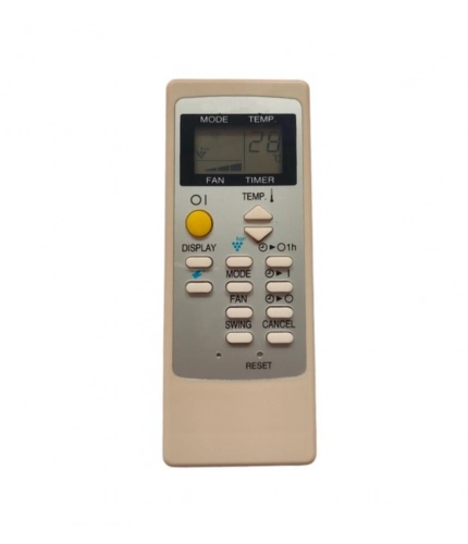 AC Remote No.76 No Backlight Sharp AC Remote Control (White)