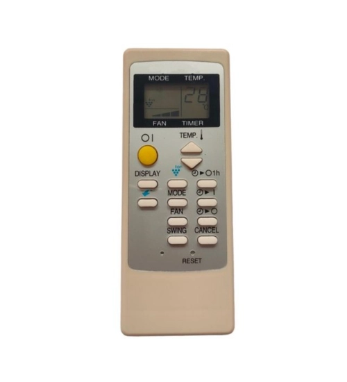 AC Remote No.76 No Backlight Sharp AC Remote Control (White)