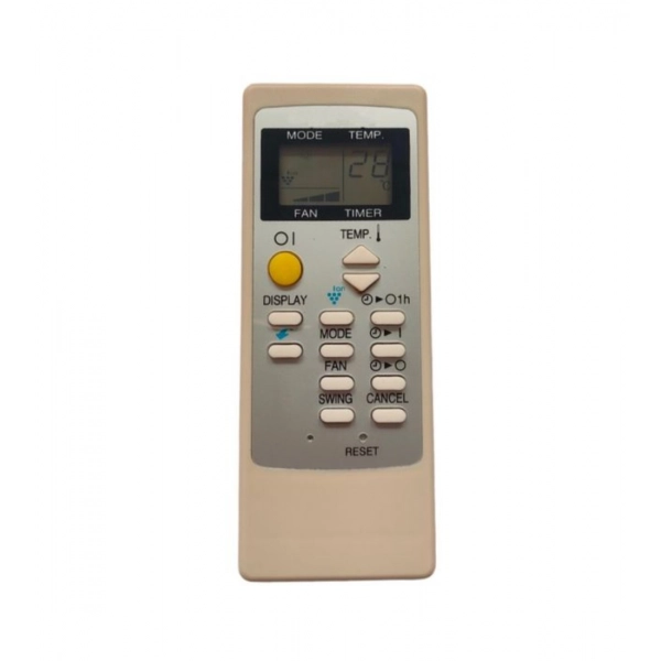 Dropship AC Remote No.76 No Backlight Sharp AC Remote Control (White)
