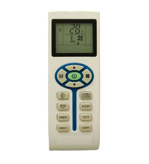 AC Remote No.166 with Backlight Lloyd AC Remote Control (White)