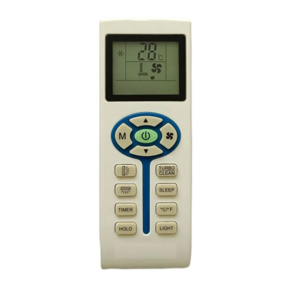 Dropship AC Remote No.166 with Backlight Lloyd AC Remote Control (White)