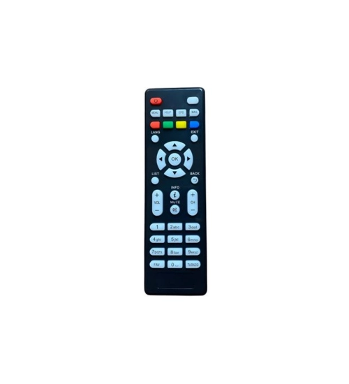 Set Top Box Remote No.1189 NE-STB 05, Compatible with Siti Digital Set Top Box Remote Control (Black)