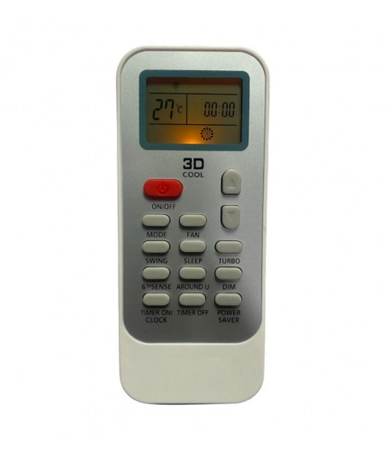 AC Remote No.129 Whirlpool AC Remote Control (White)