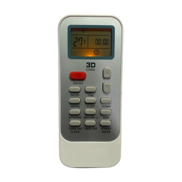 Dropship AC Remote No.129 Whirlpool AC Remote Control (White)