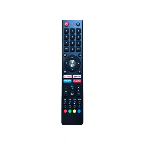 Dropship Smart TV Remote No.1176 Nokia Smart Android 4k LCD LED TV Remote Control (Black)
