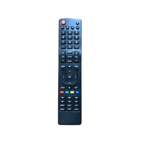Dropship Smart TV Remote No.1166 4K Ultra HD LED TV Remote Control (Black)
