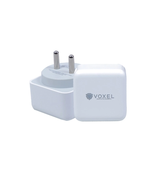 VOXEL 25 Watt ' C ' Port PD Charger AB Plastic (White)