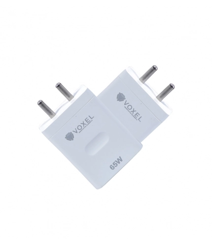 VOXEL 65 Watt Usb Fast Charger AB Plastic (White)
