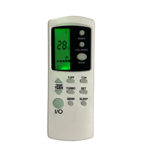 AC Remote No.31 with Backlight Haier AC Remote Control (White)