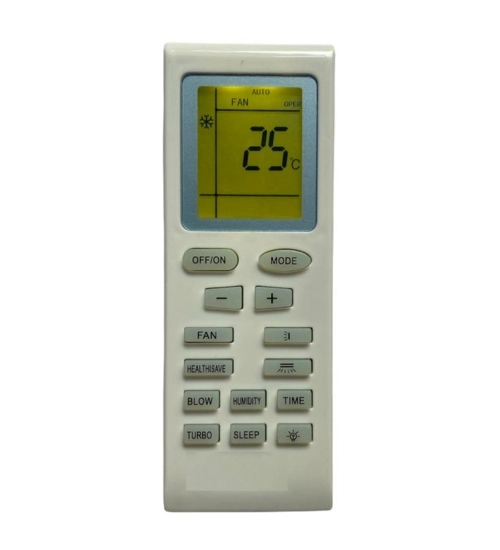 AC Remote No.18 with Backlight Electrolux AC Remote Control (White)