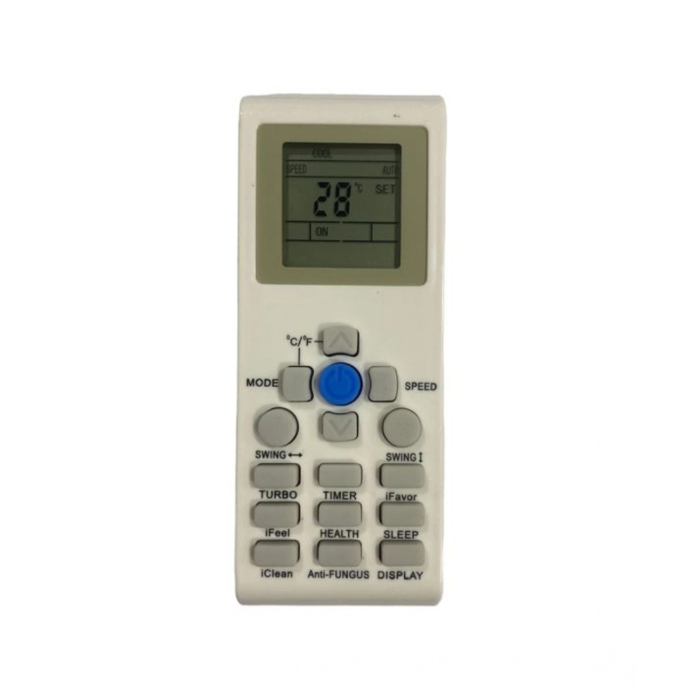 Dropship AC Remote No.171 No Backlight Aux AC Remote Control (White)