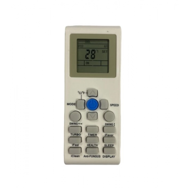 Dropship AC Remote No.171 No Backlight Aux AC Remote Control (White)
