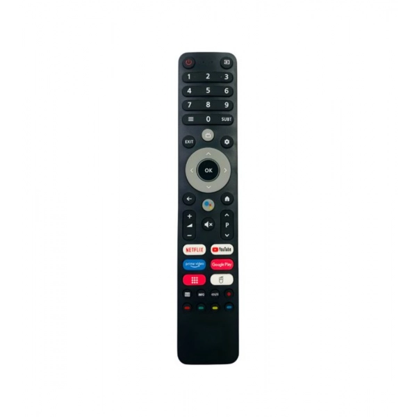 Dropship Smart TV Remote No.1204 Impex Smart LCD LED TV Remote Control (Black)