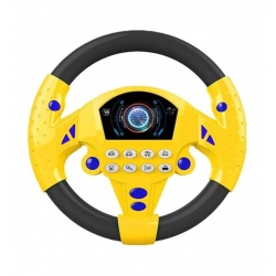 Plastic Steering Wheel Driving Controller Toy (Multicolor)