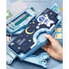 Dropship Plastic Magnetic Pencil Case With Sharpener Compass Box For Kids (Multicolor )