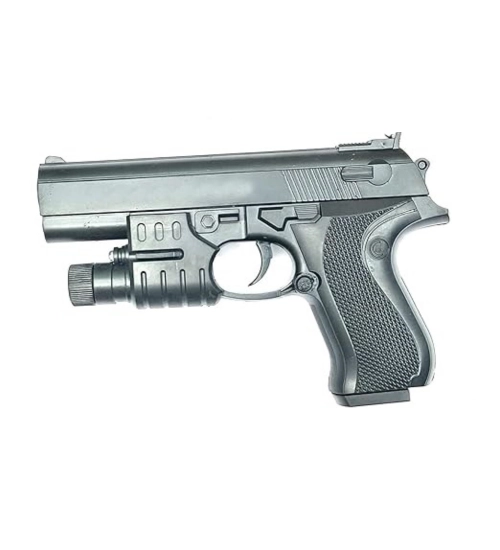 Plastic Pubg Pistol Shooting Toy For Kids With 8 Round Reload (Multicolor)