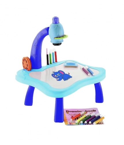 Plastic Drawing Projector Table For Kids (Multicolor )