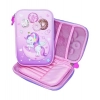 Dropship Plastic Unicorn Embossed Cover Pencil Pouch, Kids, Pencil Box (Multicolor )