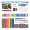 Dropship Plastic Deluxe Art Set Box 145Pcs (Multicolor)