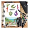 Dropship Plastic 60Pcs Colors Art Markers Sketch Pen Dual Tip Artist Art Marker (Multicolor )