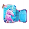 Dropship Plastic Unicorn Embossed Cover Pencil Pouch, Kids, Pencil Box (Multicolor )