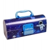 Dropship Plastic Pen, Pencil Box Suitcase Style Password Lock (Multicolor )