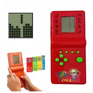 Generic Plastic Brick Game Hand Operated Video Games For Kids Toy (Multicolor )