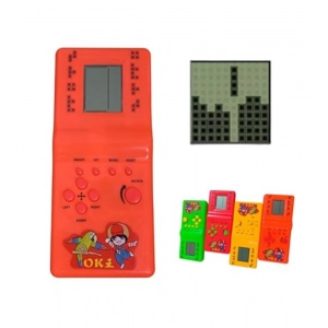 Generic Plastic Brick Game Hand Operated Video Games For Kids Toy (Multicolor )