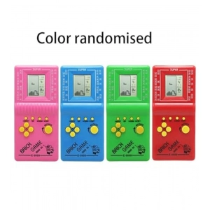 Generic Plastic Brick Game Hand Operated Video Games For Kids Toy (Multicolor )