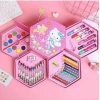 Dropship Plastic 46-Piece Art Set For Kids (Multicolor )