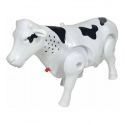 Plastic Electric Milk Cow Moving Legs And Shake Tail (Multicolor )