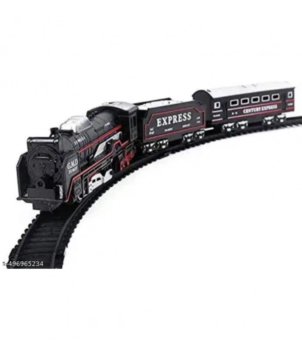 Plastic Amazing Musical Classic Toy Train 13Pcs Toy Set (Multicolor)