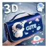 Dropship Polyester 3D Pencil Pouch Stationary Storage Box For Kids (Multicolor )