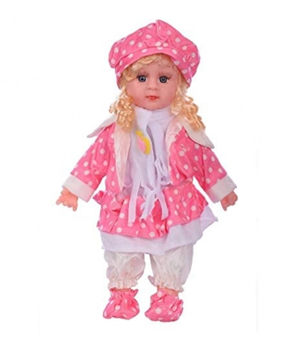 Plastic Singing Songs And Poem Baby Girl Doll (Multicolor )