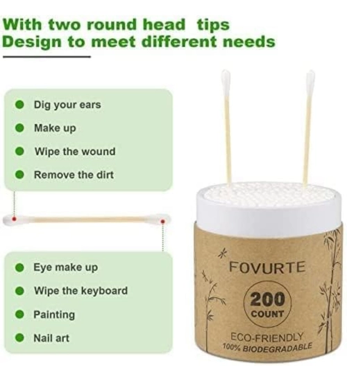 Cotton Swabs Buds Ear Sticks For Cleaning (Multicolor )