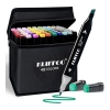 Dropship Plastic 48Pcs Colors Art Markers Sketch Pen Dual Tip Artist Art Marker (Multicolor )