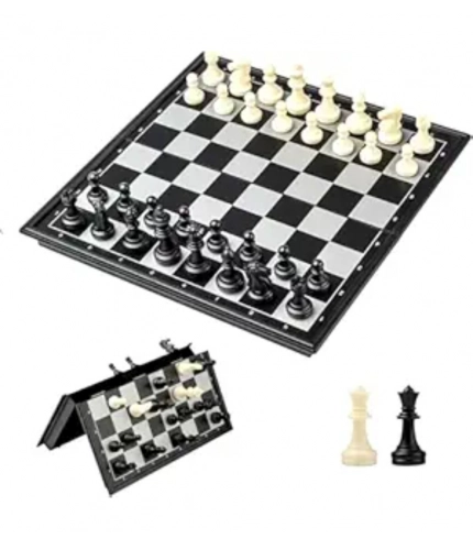 Plastic Chess Board Game For Kids And Adults (Multicolor )