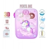 Dropship Plastic Unicorn Embossed Cover Pencil Pouch, Kids, Pencil Box (Multicolor )