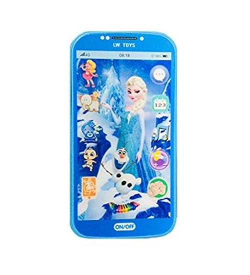 Plastic Mobile Smartphone With Touch Screen And Multiple Sound Effects (Multicolor )