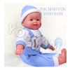 Plastic Happy Baby Laughing Musical Boy Doll With Touch Sensors - Sound Ideal Gift For Kids (Multicolor )