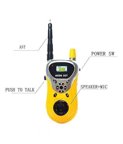 Plastic Walkie Talkie For Kids 2 Way Radio Toy (Multicolor )