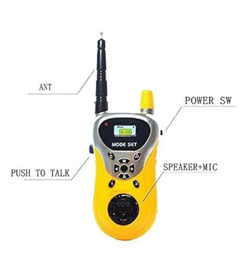 Plastic Walkie Talkie For Kids 2 Way Radio Toy (Multicolor )
