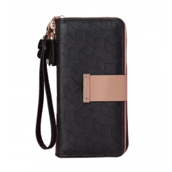 Women's Faux Leather Wallet (Multicolor)