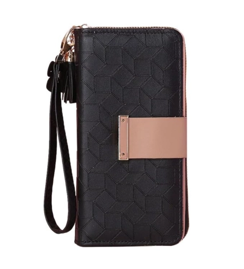 Women's Faux Leather Wallet (Multicolor)
