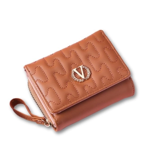 Women's Faux Leather Wallet (Multicolor)