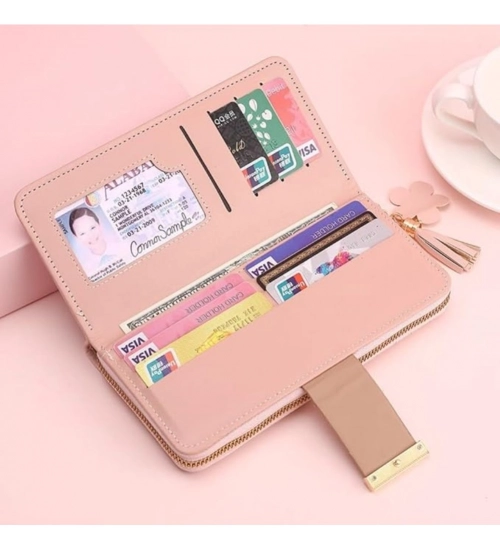 Women's Faux Leather Wallet (Multicolor)