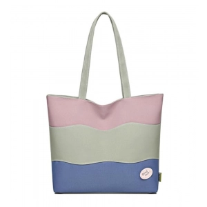 Generic Women's Canvas Zipper ToteBag (Multicolor)